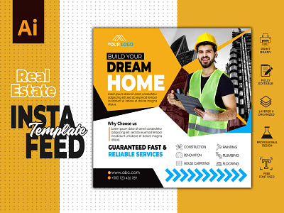 Real estate post design। Social media post। Flyer design