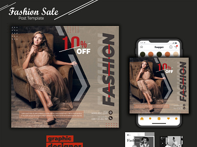 Fashion design post । Flyer design । Social media post