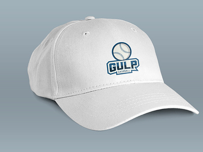 Gulp Baseball Logo - Mockup on a Cap