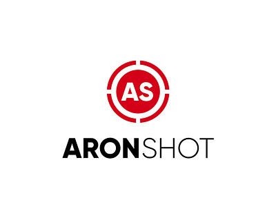 AronShot - A Shooting Club branding design illustration logo typography vector