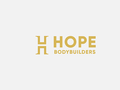 Hope Bodybuilders: Gym Logo Design
