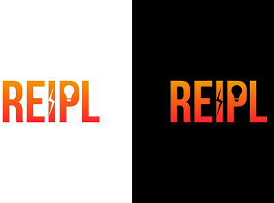 REIPL Electronic Company Logo branding design illustration logo typography vector