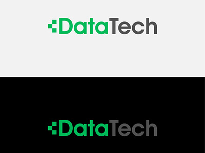 Modern Clean Tech Company Logo Design branding design geometric illustration logo typography
