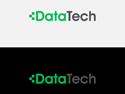 Modern Clean Tech Company Logo Design