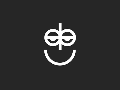 logo minimal geometry smile deep