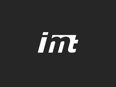 minimal geometry logo IMT
