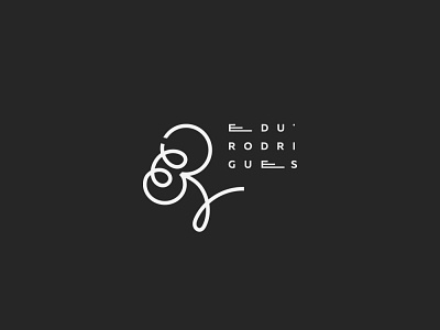 E R logo minimalism line