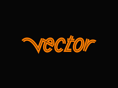 Vector original font logo