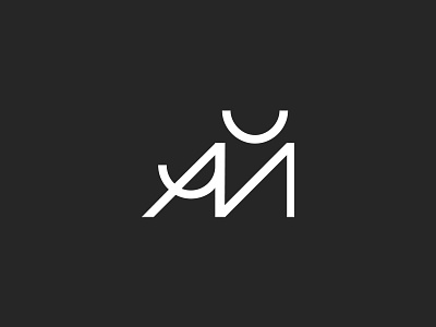 Minimalistic geometric сyrillic logo
