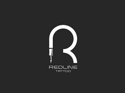 R logo for tattoo studio