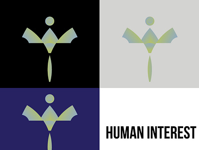 Human interest Logo branding concept design dribbble graphic design idea illustration islamhabibul logo logo design logoconcept logoidea modern unique
