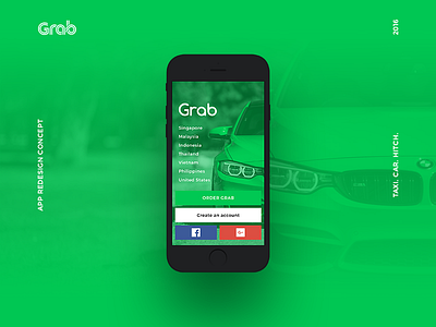 Grab - Redesign app concept