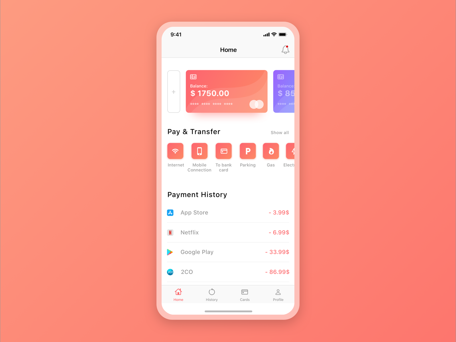 Payment App Concept by Vahe on Dribbble