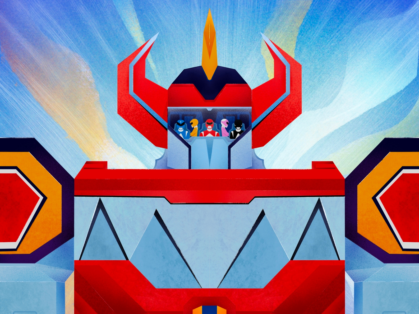 Megazord by Ihdizein on Dribbble