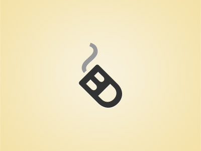 Logo initials logo mouse