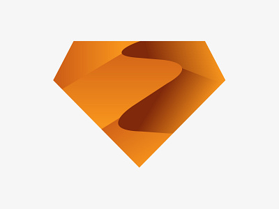 sand dunes and diamonds logo branding graphic design logo