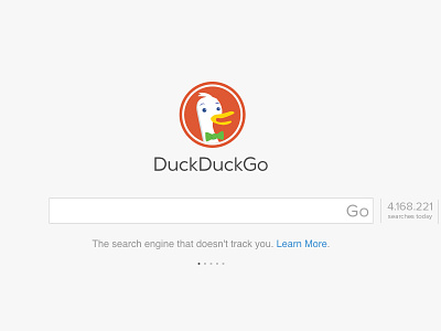 Duck Duck Go Concept concept duckduckgo search engine