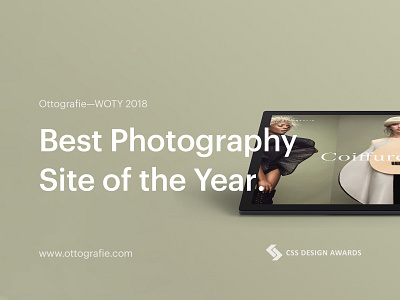 Ottografie—Photography Website of the Year 2018 agency animation award clean editorial fashion fullscreen interface luxury magazine minimal model photography portfolio slider technology ui ux webdesign website