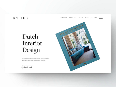 Stock Dutch Design—Page Transition architect architecture book colorful colourful cyan dutch elegant high end interior interior design page transition serif texture transition type animation