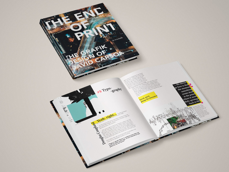 THE END OF PRINT by Stefano on Dribbble