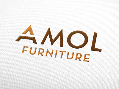Amol furniture Logo branding design iconography illustration logo typography ui vector visual webdesign
