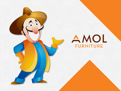 Amol Furniture branding character design graphic icon iconography logo design typography ui ux visual web webdesign