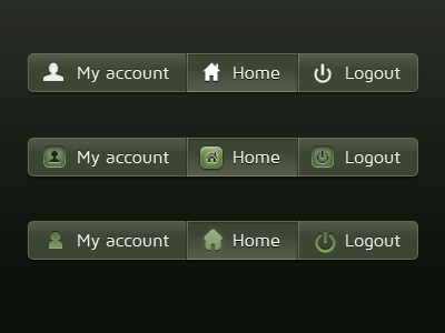 Application buttons
