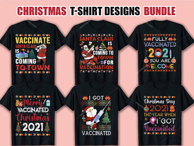 Christmas T Shirt Design Bundle