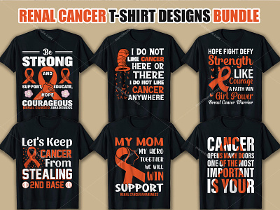 Renal Cancer T Shirt Design Bundle