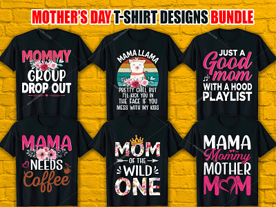 This is My New MOTHER'S DAY T Shirt Designs Bundle. apparel clothes clothingbrand design fashion illustration logo merch by amazon merchbyamazon mothers day tshirt ui