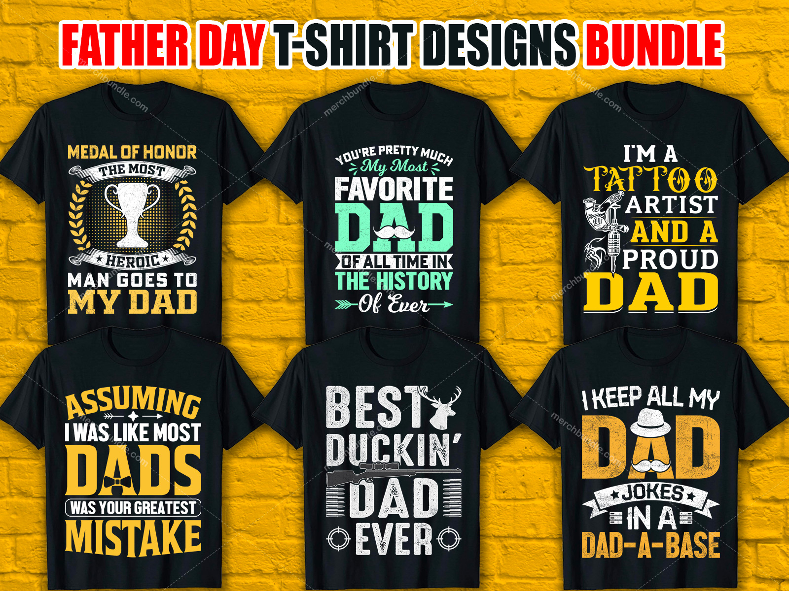 Father Day T-Shirt Design Bundle. by Ajmir Hossain on Dribbble