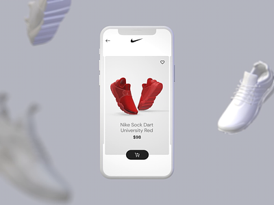 #26 Shoes Ordering 3d after effects animation app checkout clean delivery interaction interactive interface mobile payment shipping shipping box shoe track ui ux ui