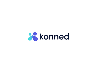 Konned Logo connect design education logo logo design