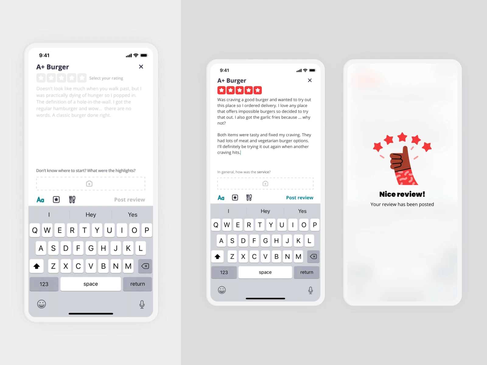 Redesigning Yelp's review flow ⭐️