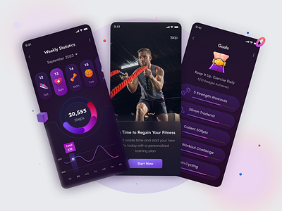 Fitness - Mobile App Design