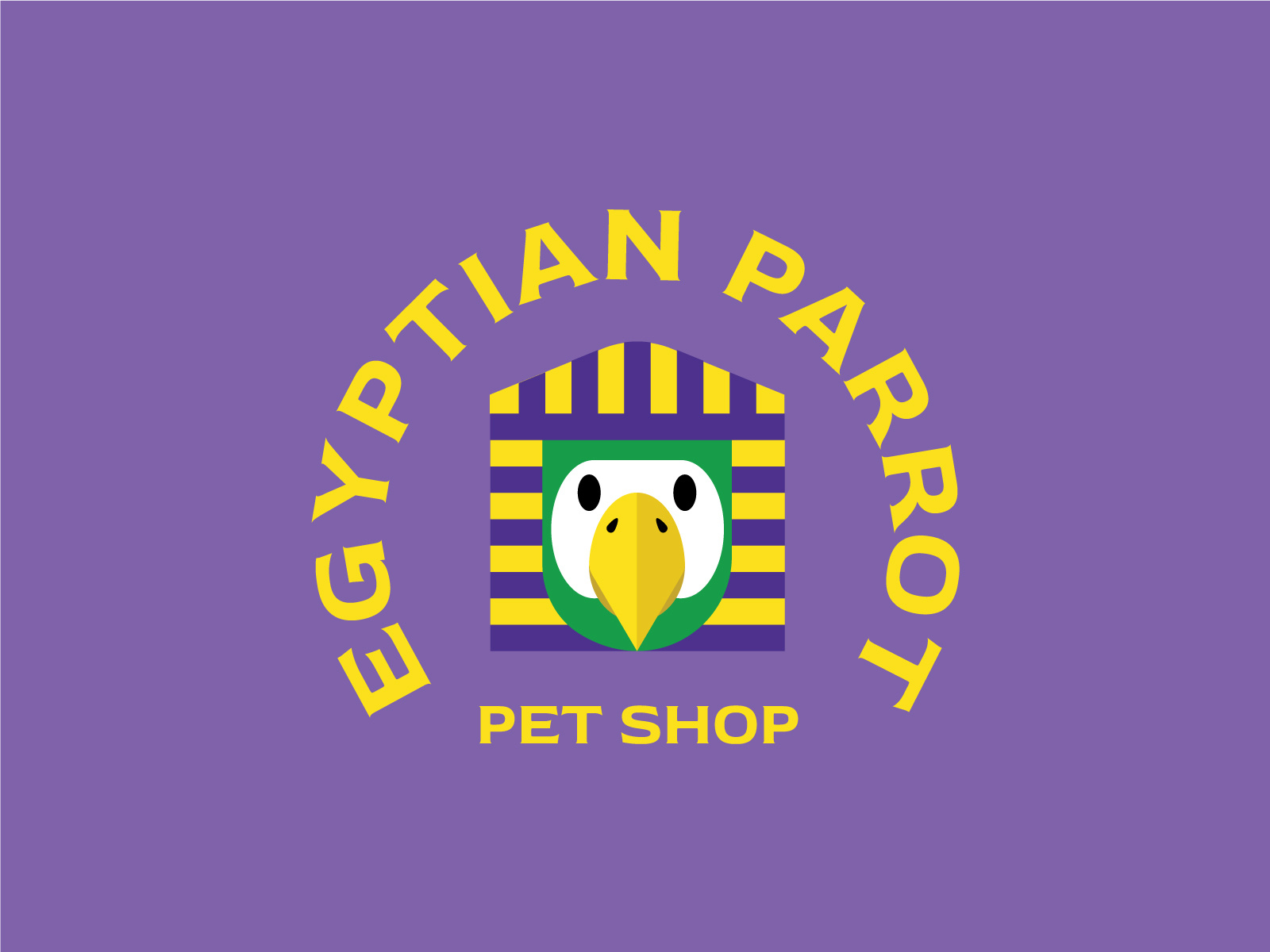 Egyptian Parrot_v2 by Shawn Fitzgerald on Dribbble