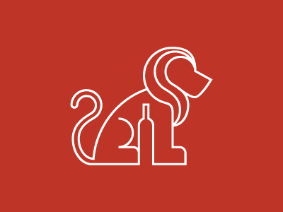 Red Lion lion logo wip