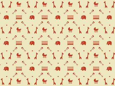 Baby pattern baby crib elephant giraffe pattern rattle stroller