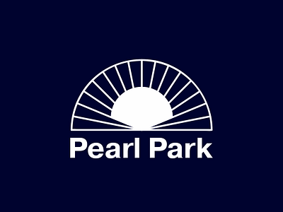 Pearl Park branding identity logo park