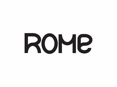 Rome logotype wordmark