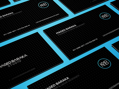 Maged Baraka Studio - Branding branding business card stationary