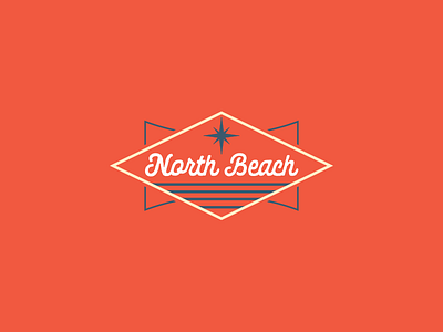North Beach Branding beach logo north