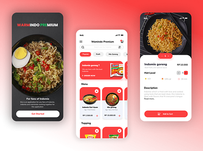 Food app 3d animation branding design graphic design illustration logo motion graphics typography ui ux vector