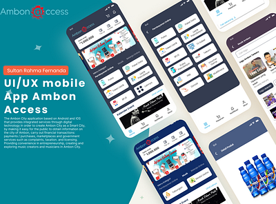 Ambon Access App app branding design graphic design illustration logo typography ui ux