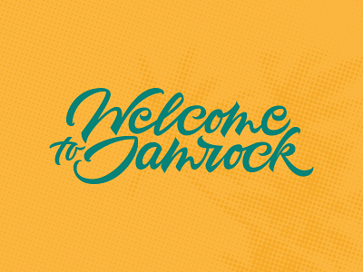 Welcome To Jamrock jamaica jamrock lettering logotype type welcome to jamrock