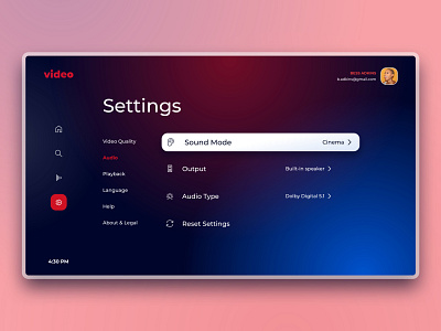 Smart TV App - Settings - Part 2