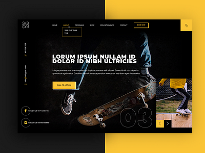 Skateboarding Website Redesign