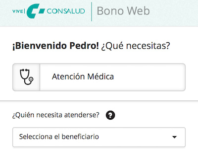 Consalud - Sucursal Virtual chile consalud médicos seguros ux