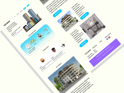 Landing Page Real Estate Agent app branding design graphic design landingpage ui ux