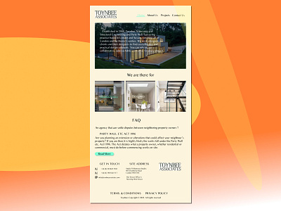 Redesign Landing Page Toynbeeassociates.com app branding design graphic design landingpage ui ux webdesign